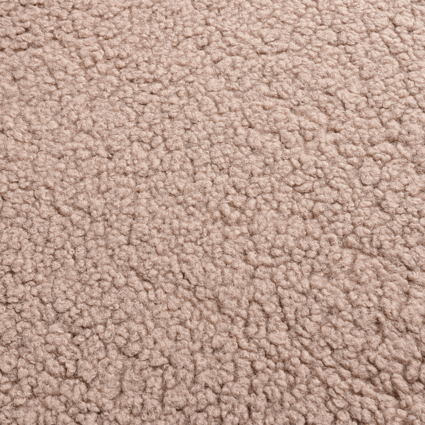 Taupe Boucle Accent Chair Armless With Cross Base