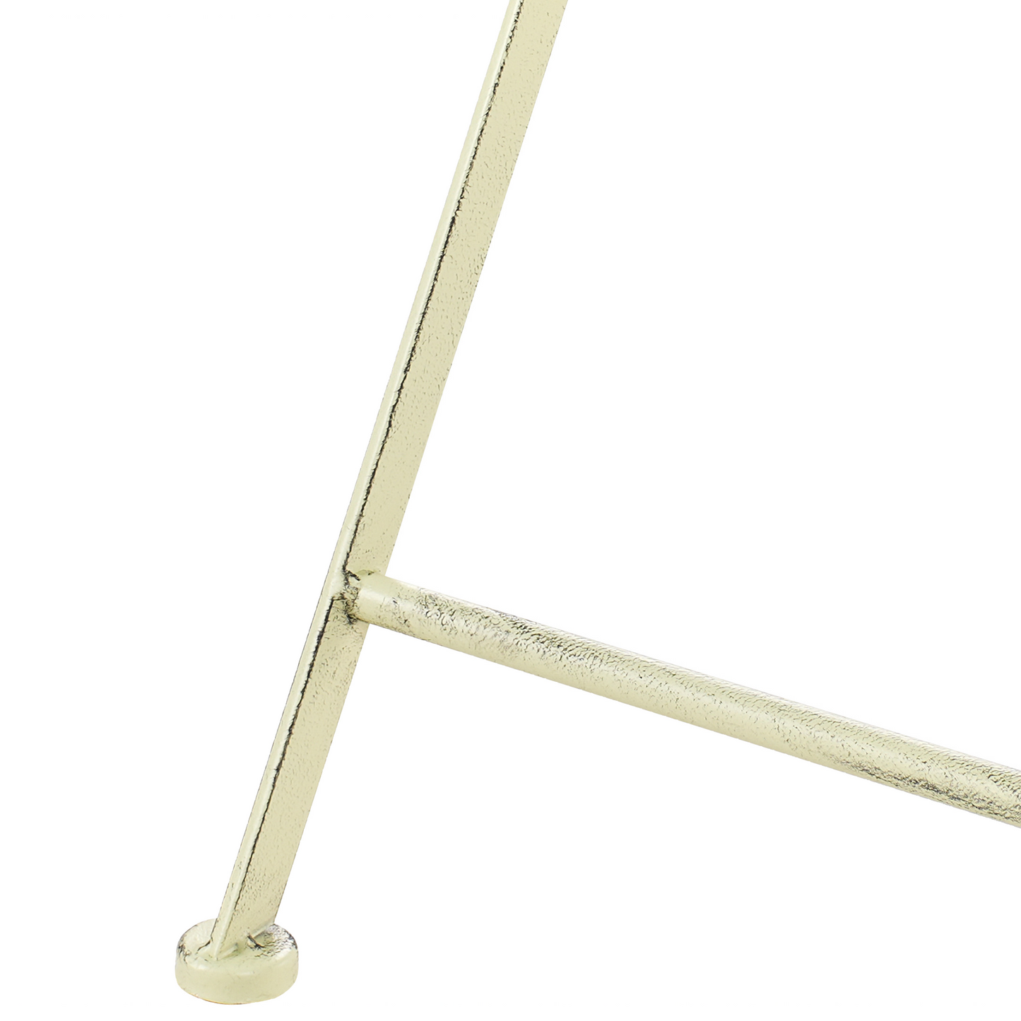 Provencal Garden Iron Foldable Distressed Metal Bar Table for 2 Outdoor Light Green French Retro Style