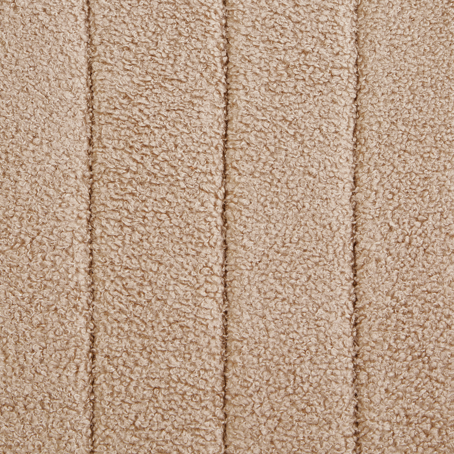 Haven Home Rocking Armchair Beige Boucle Upholstery With Armrests Rubberwood Legs