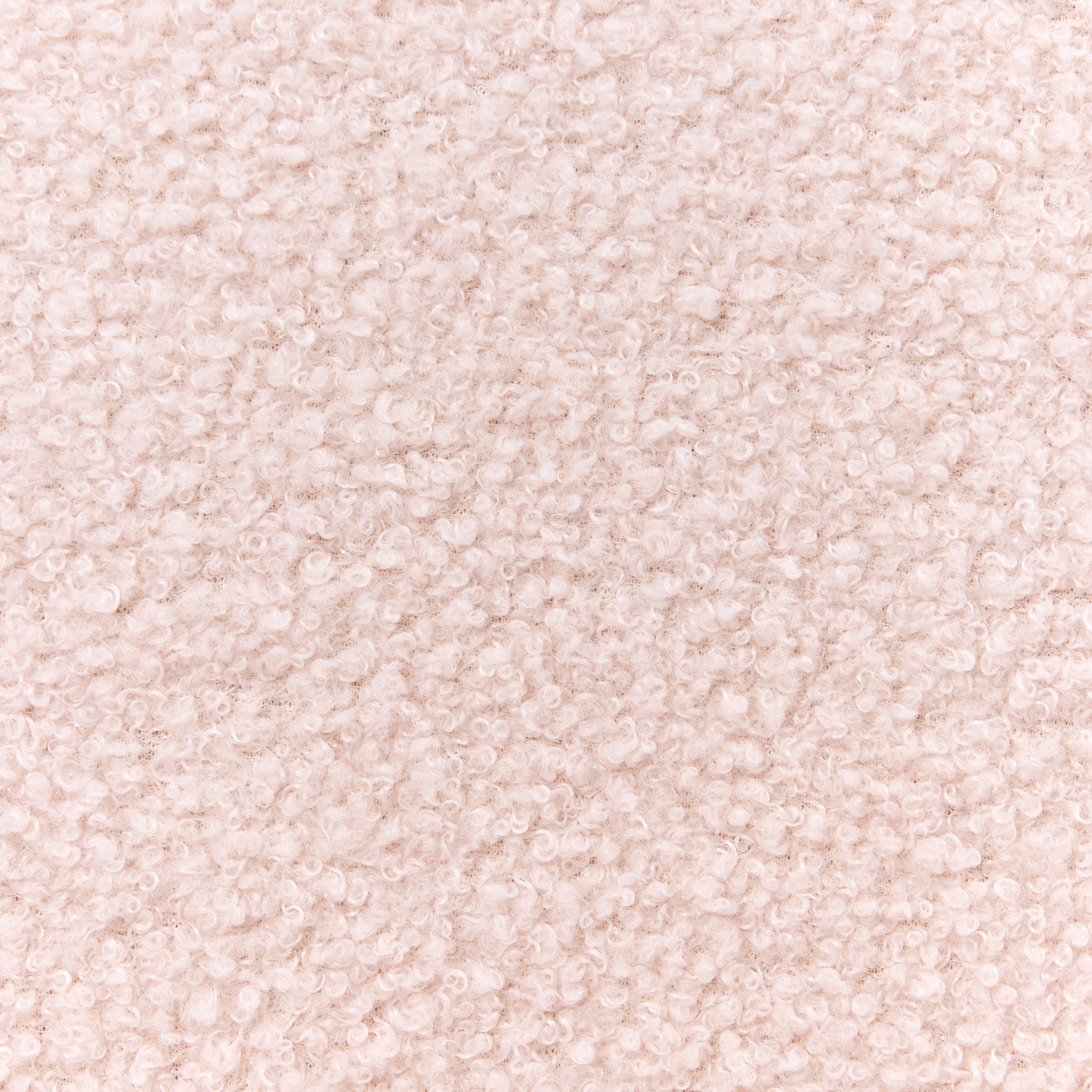 Kids Armchair Pastel Pink Boucle With Wooden Legs