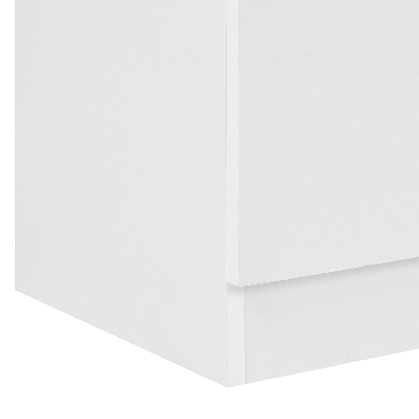 Nordic White TV Stand 102cm With 2 Drawers And Shelves