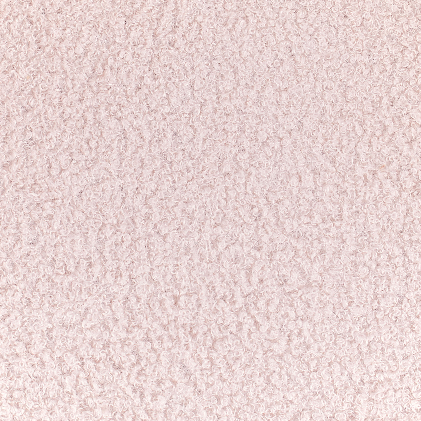 Kids Armchair Pastel Pink Boucle Upholstery With Shell-Inspired Design And Wooden Legs