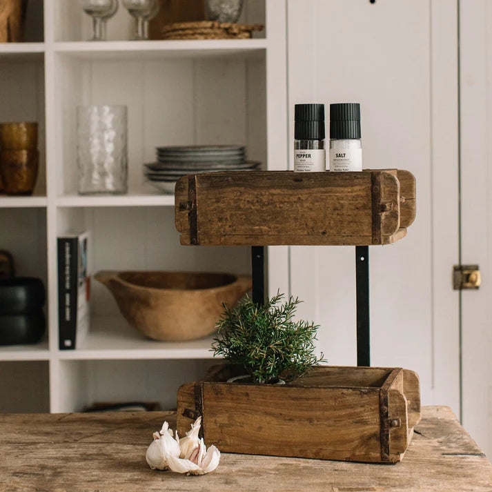 Wooden Brick Wooden Shelf Trays