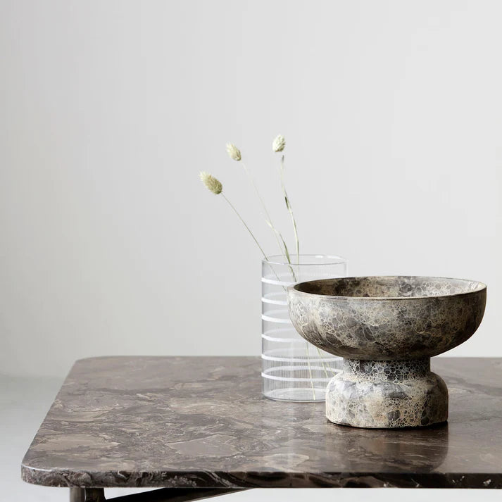 Stoneware Bowl Candle Holder