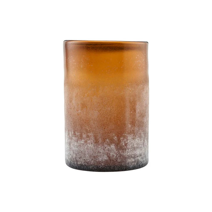 Mist Effect Ambler Glass Candle Holder