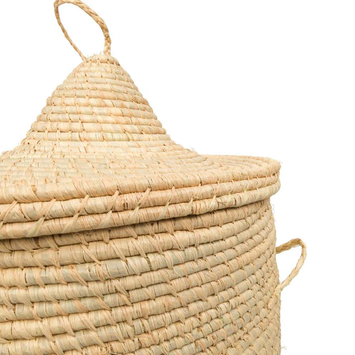 Seagrass Laundry Basket With Lid