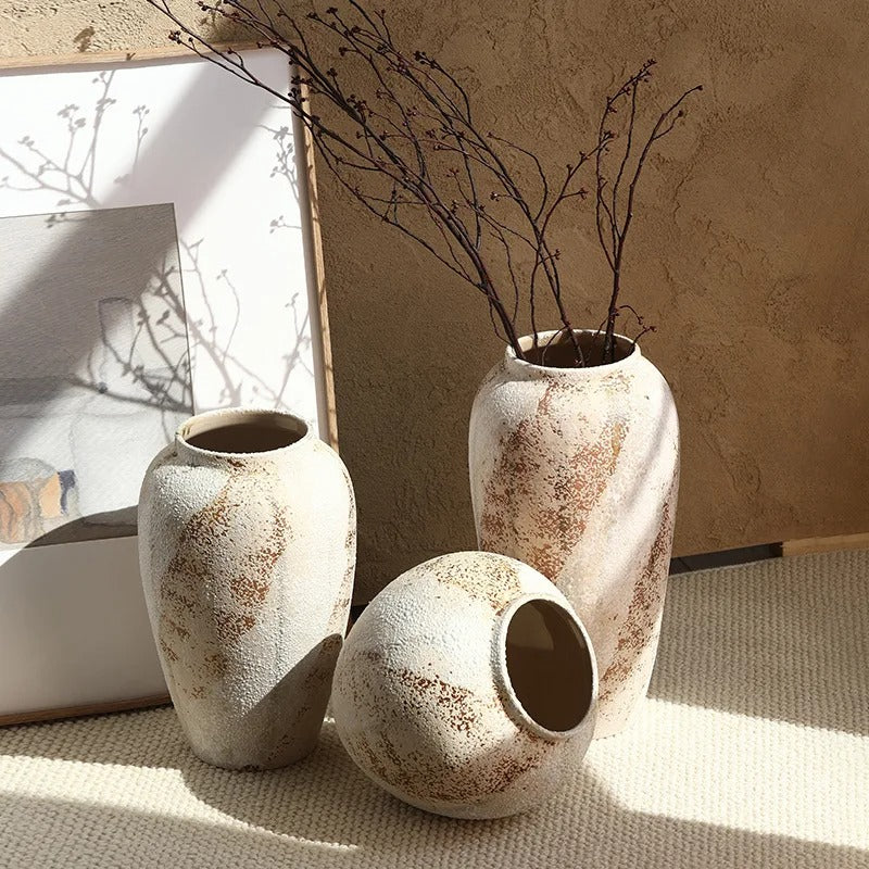 Distressed Ceramic Vase