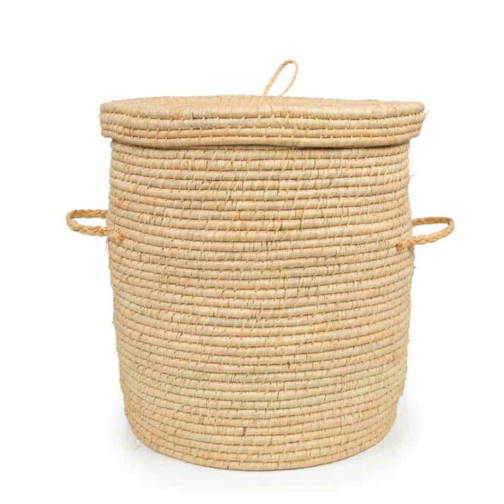 Seagrass Laundry Basket With Lid