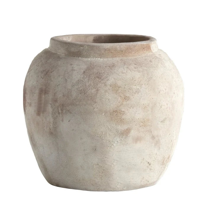 Large Round Clay Pot