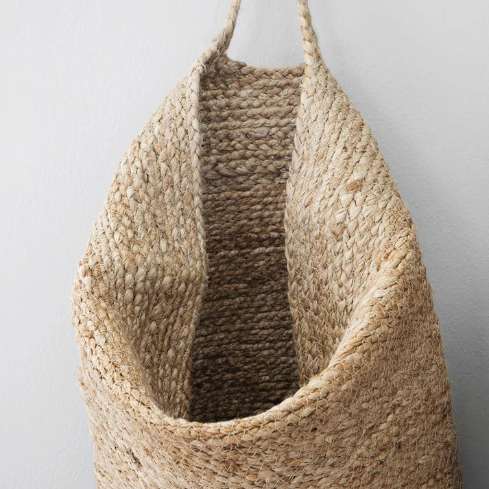 Hemp and Jute Wall Hung Basket