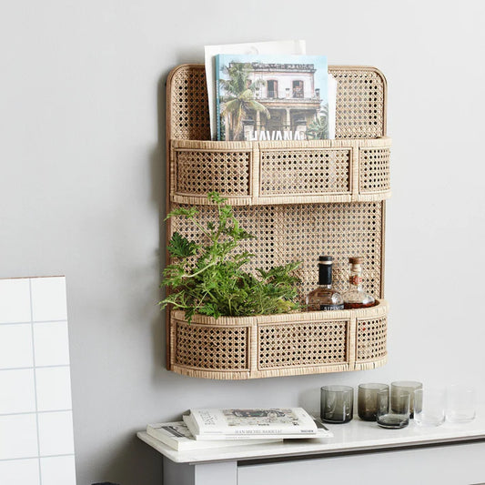 Kitchen Rattan Shelf