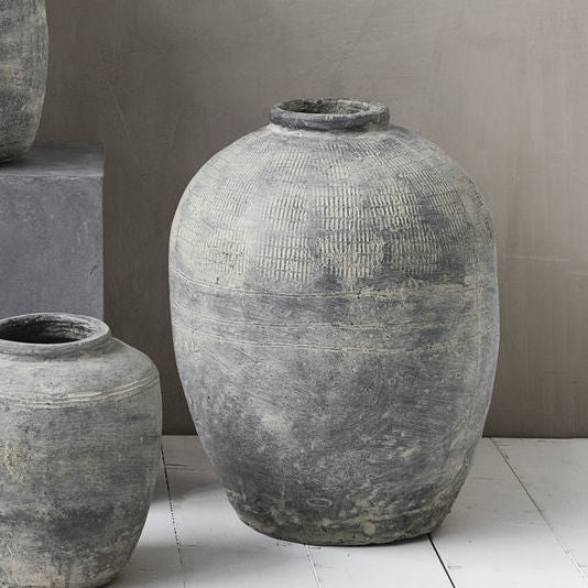 Rustic Concrete Vase