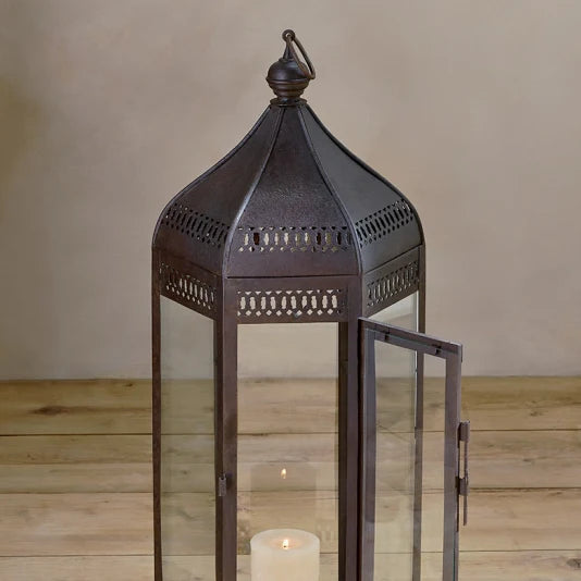 Floor Standing Lantern Candle Holder