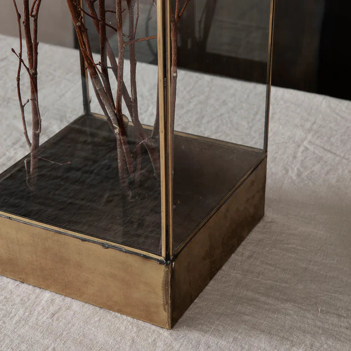 Antique Brass Display Box