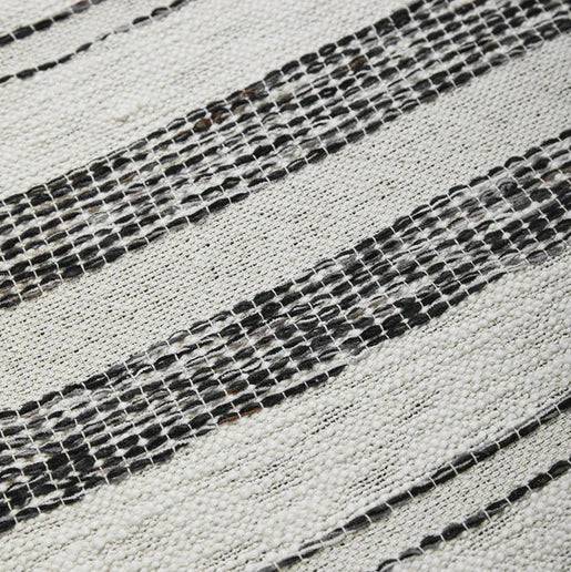 Slubby Cotton Handwoven Stripe Throw