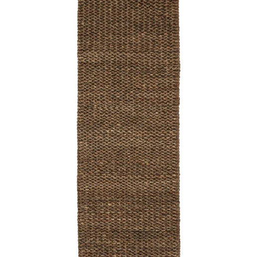 Braided Jute Rug in Dark Natural