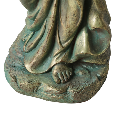 Heritage Woman Water Carrier Figurine Greek 115cm Green
