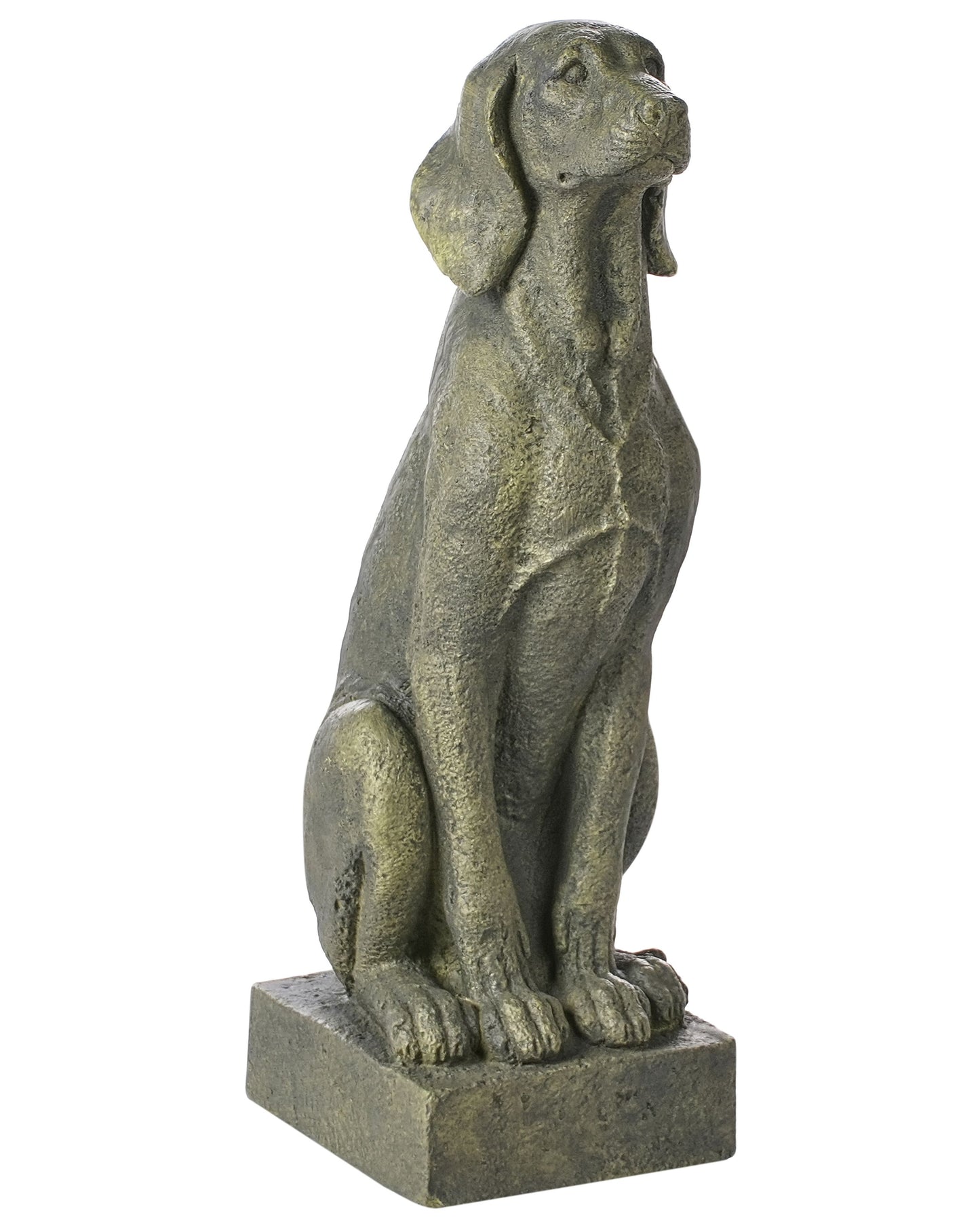 Green Dog Figurine 73cm Indoor Outdoor Decor Accent Piece
