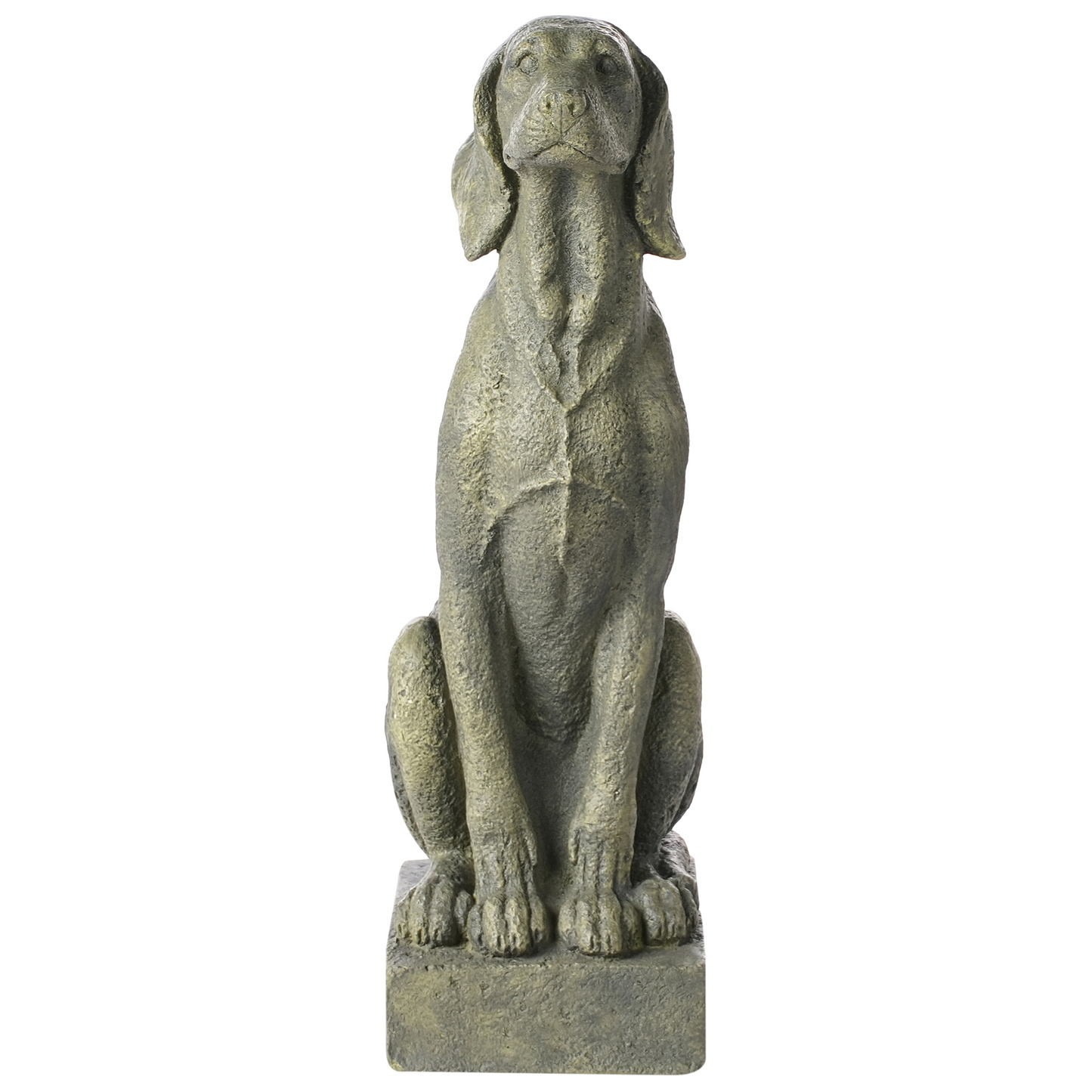 Green Dog Figurine 73cm Indoor Outdoor Decor Accent Piece