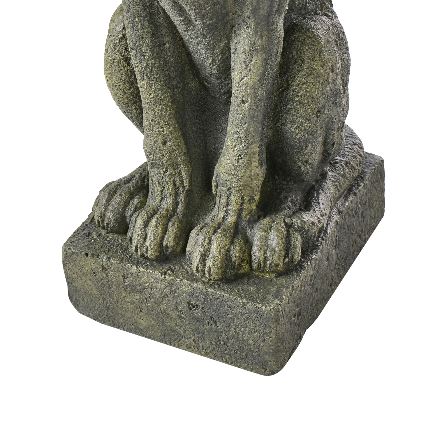 Green Dog Figurine 73cm Indoor Outdoor Decor Accent Piece