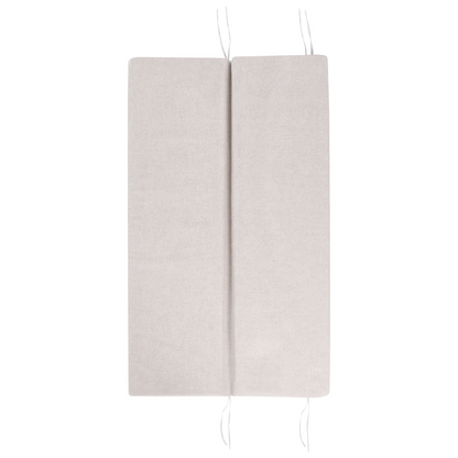 Patio Swing 3 Seater Beige Fabric With Steel Frame