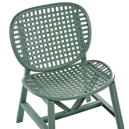Bar Green Bistro Set With Table And Low Chairs