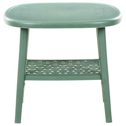 Bar Green Bistro Set With Table And Low Chairs