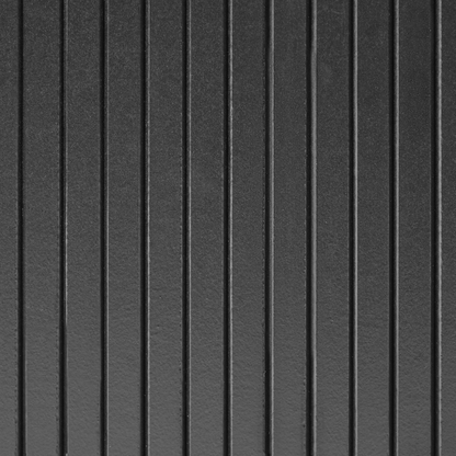 NovaHome Sideboard Black MDF Metal Sliding Cabinet Living Room
