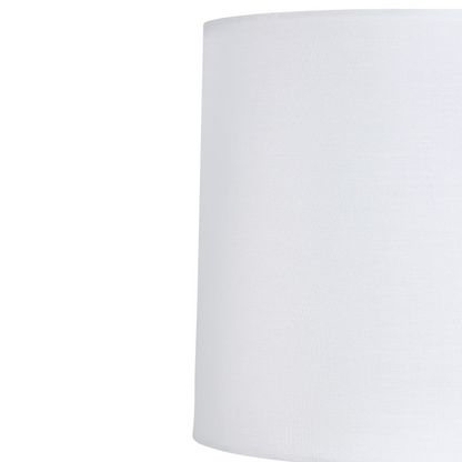 Natural Water Hyacinth Table Lamp With White Shade