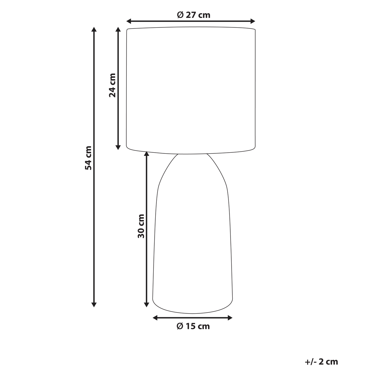 Natural Water Hyacinth Table Lamp With White Shade
