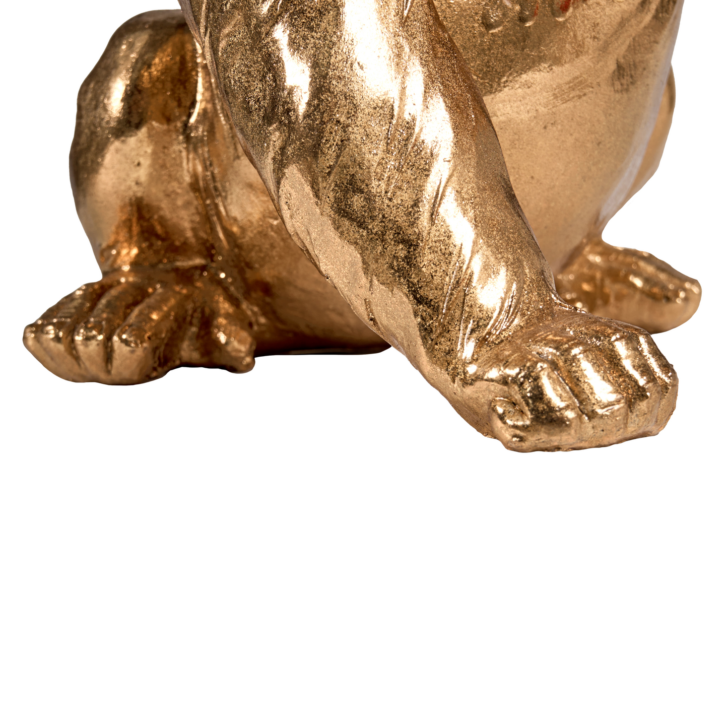 Gorilla Glam Table Lamp Gold Polyresin Animal Themed Bedside Light