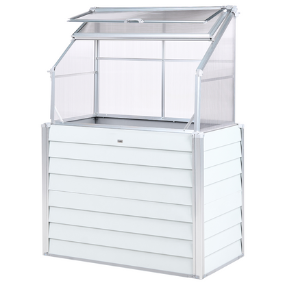 Balcony Greenhouse Aluminium Elevated Garden Bed UV Protected Panels For Patios