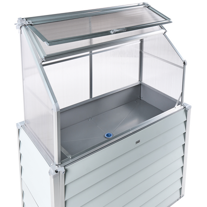 Balcony Greenhouse Aluminium Elevated Garden Bed UV Protected Panels For Patios