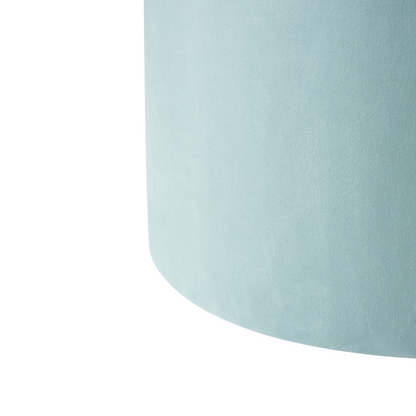 Living Mint Velvet Round Ottoman Pouffe Footstool