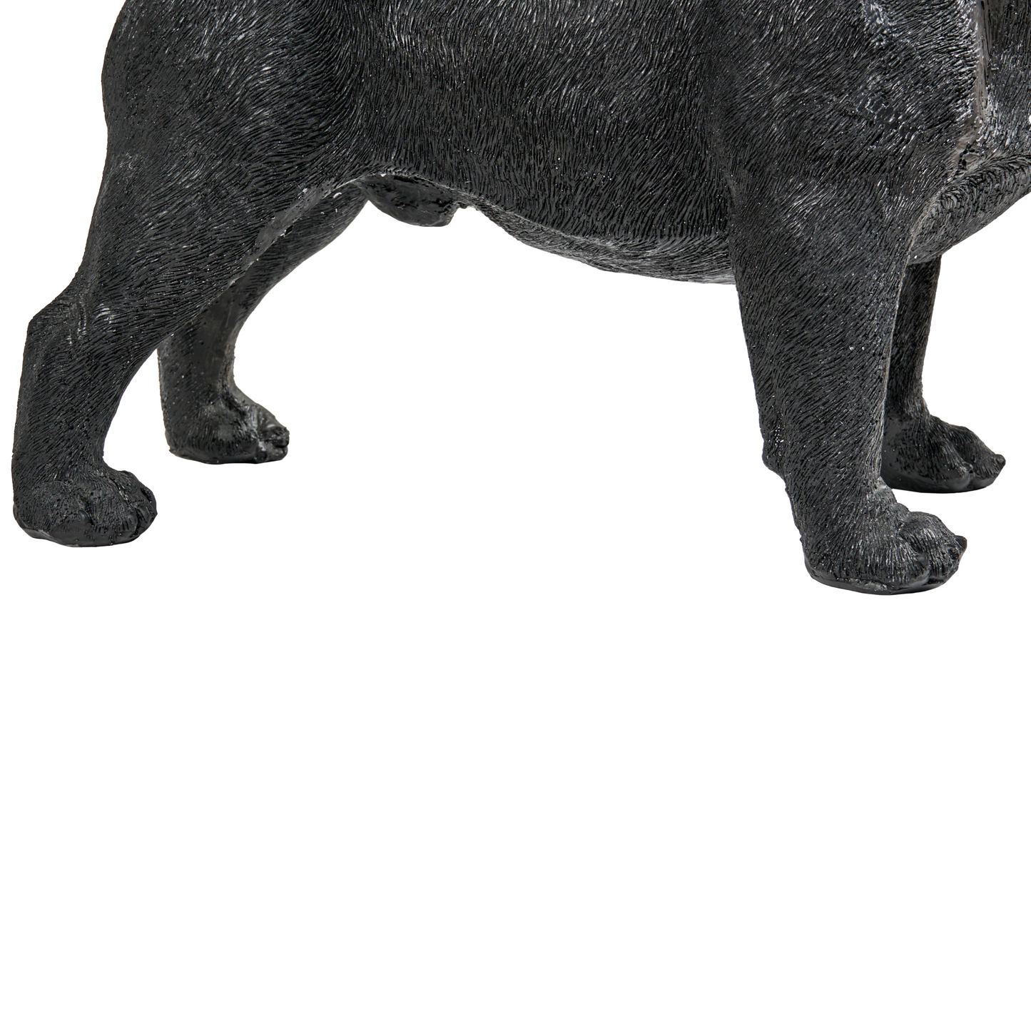 Dog Table Lamp Black Polyresin Bedside Light