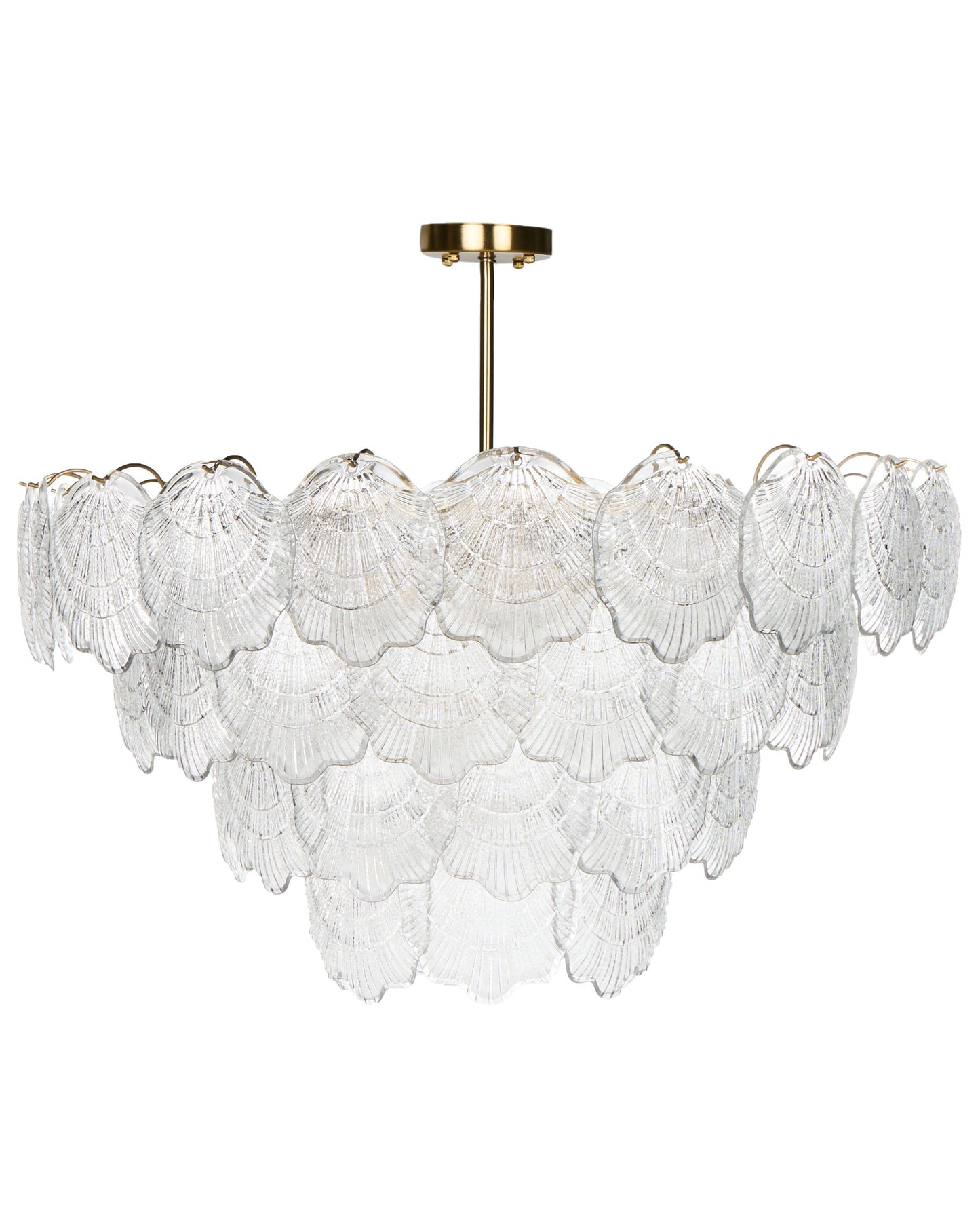 Chandelier 80cm Glass Pendant Glamour Style