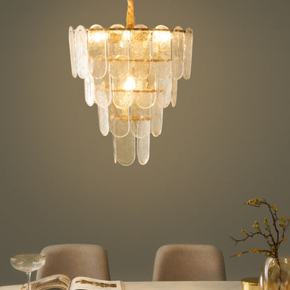 Lighting Velvet Cord Brass Glass 48cm Pendant Lamp
