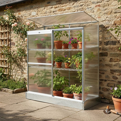Balcony Greenhouse Aluminium Frame Polycarbonate Panels UV