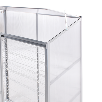 Balcony Greenhouse Aluminium Frame Polycarbonate Panels UV