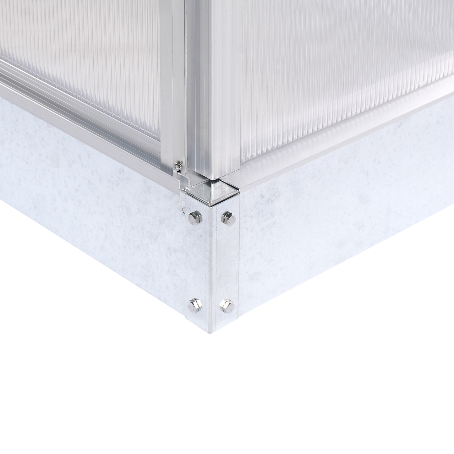 Balcony Greenhouse Aluminium Frame Polycarbonate Panels UV