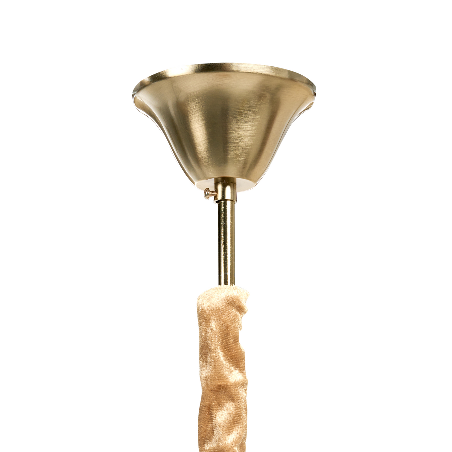 Brass Crystal Chandelier 46cm Pendant Lamp