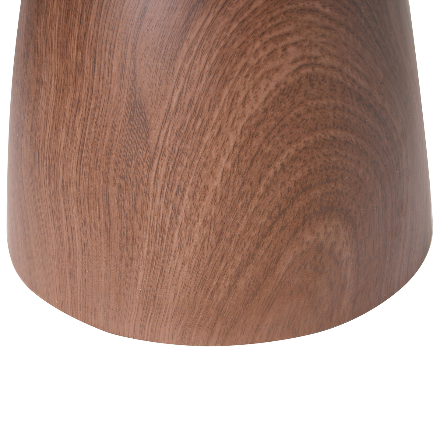 Side Table with Tempered Glass Top and Gold Accent Brown Metal Base