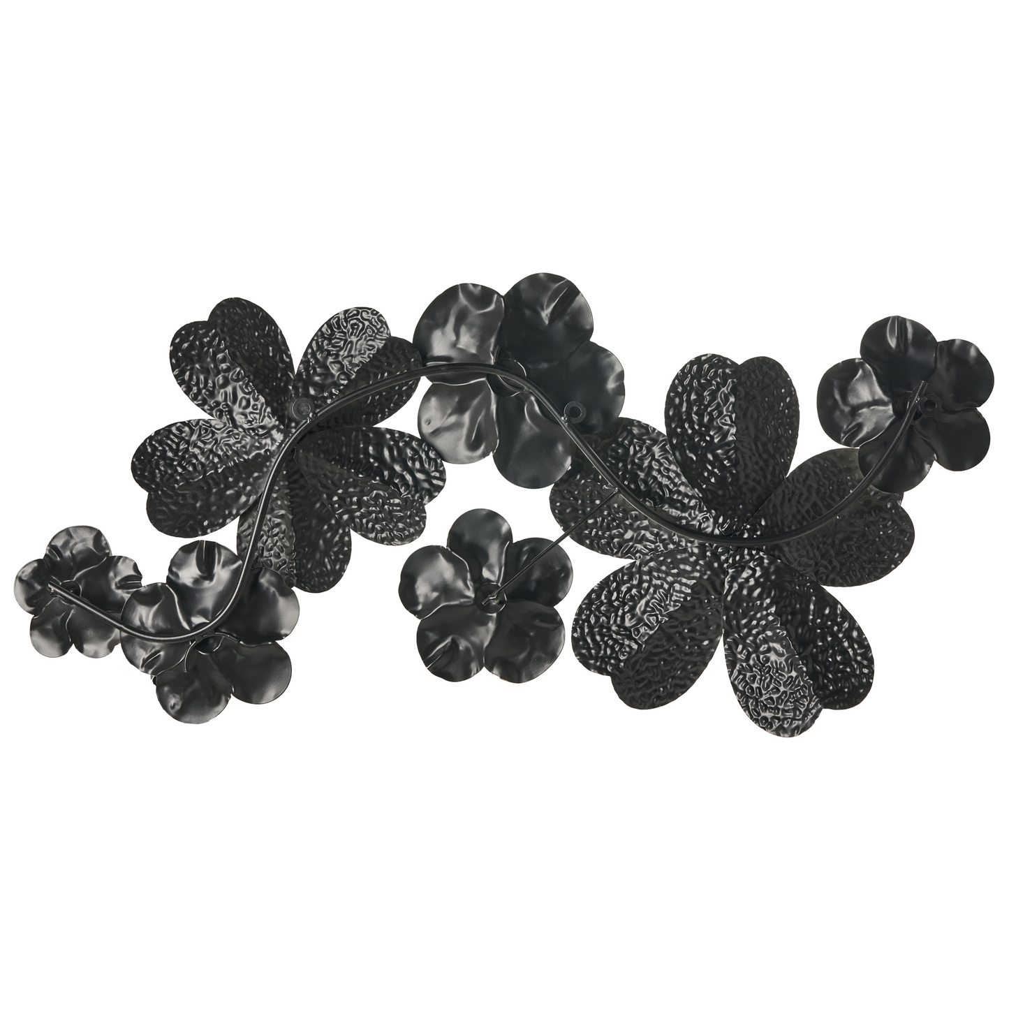 Beige Gold Iron Wall Decor Handmade Floral Accent