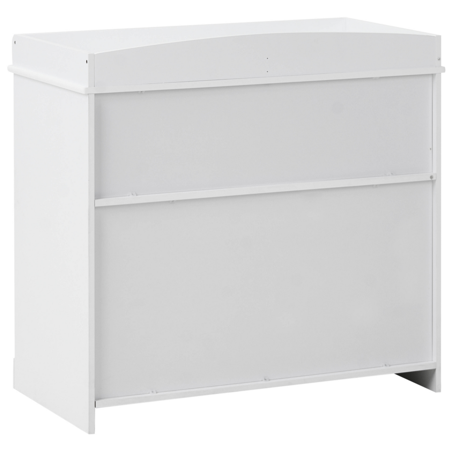 LittleNest White Changing Table Dresser With Shelves Drawers