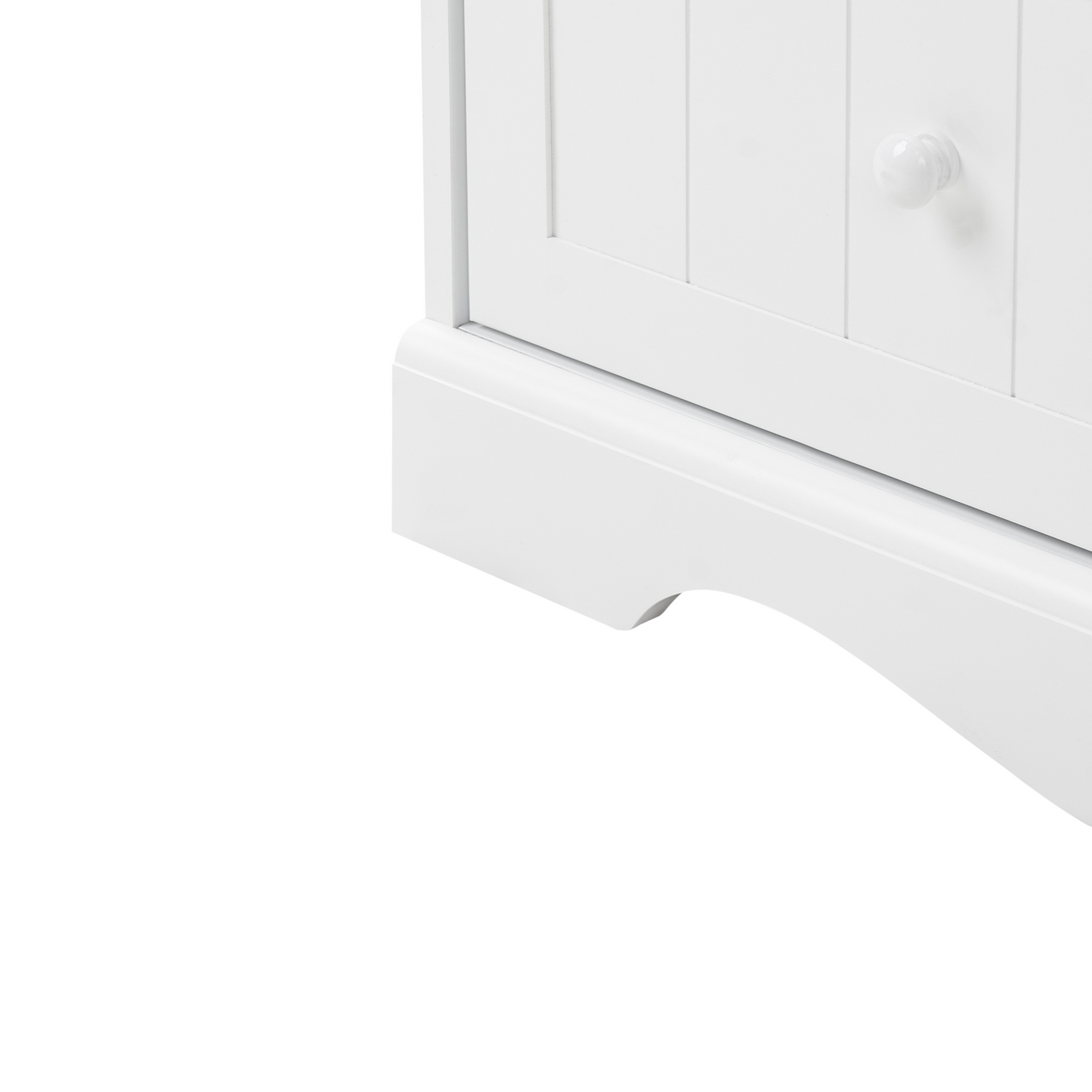 LittleNest White Changing Table Dresser With Shelves Drawers