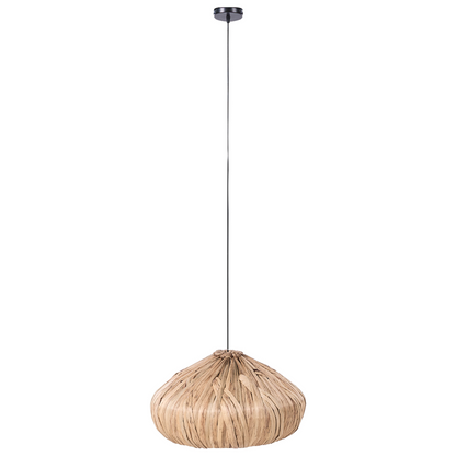 Water Hyacinth Pendant Lamp Boho Handmade Living Room