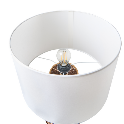 Handcrafted Woven Pendant Lamp Paper Rope Natural Finish