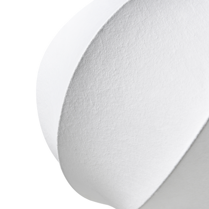 Faux Silk Pendant Lamp White Handmade Modern Ceiling Light