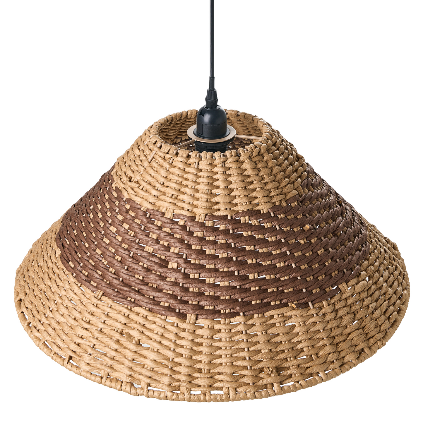 Pendant Lamp Paper Rope Natural Ceiling Light Plaited Shade