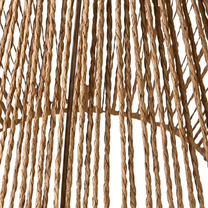 Pendant Lamp Paper Rope Natural Plaited Shade Boho